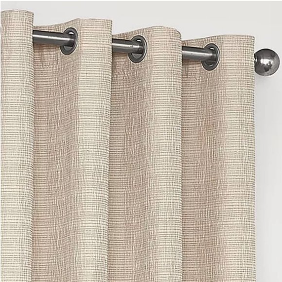 Eclipse Trevi Polyester Blackout Thermal Lined Single Curtain Panel - Picture 2 of 7